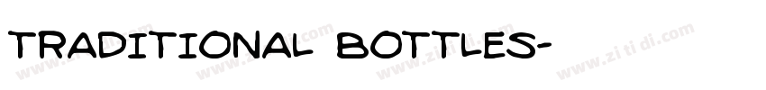 Traditional Bottles字体转换 Traditional Bottles字体转换